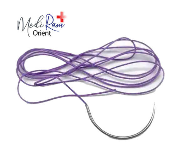 Braid Suture with Needle – 36 in Total Length